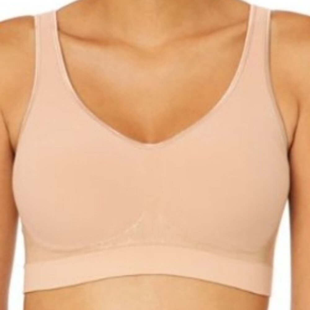 BALI -INTIMATE -COMFORT FLEX FIT SHAPING WIRELESS BRA -NUDE- SZ MEDIUM-NWT